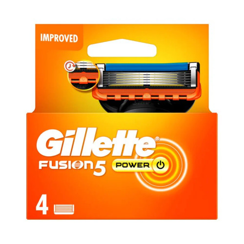 تیغ یدک ژیلت مدل Fusion Power بسته 4 عددی